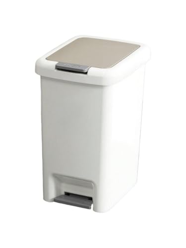 Poubelle à pédale en plastique sans contact 10L pour bureau salon et salle de bain