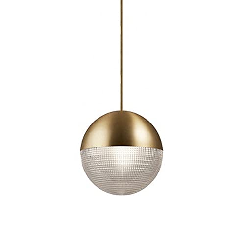 Plafonnier suspendu globe en verre E27 moderne réglable pour salle à manger et balcon