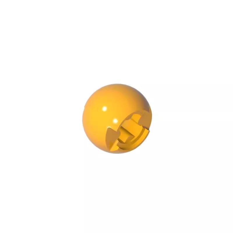 53585 Ball Joint Technic Ball Joint with Through Axle Hole 50 Pieces GDS-1056 Compatible with Lego Building Blocks Color:Bright Light Orange — image 1