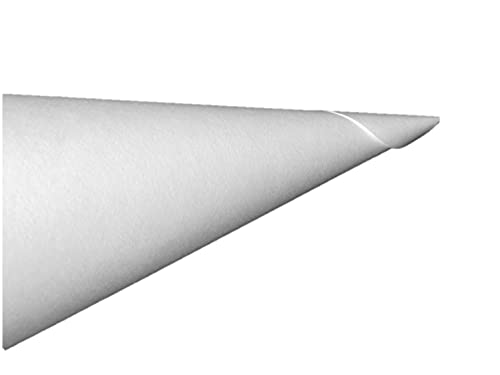 Dot Red - 1200 Medium Sugar Cone Paper Jackets - Recyclable - Straight Edge Ice Cream Waffle Cone Jacket (1200 Pack)