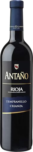 Antaño Crianza Vino Tinto D.O. Rioja, 750ml (Paquete de 6)