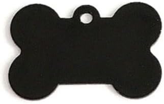 Personalized Pet ID Tags for Dogs and Cats - Laser Engraved Small or Large Custom Name Tag in Bone, Round, Start, Heart, Paw, Cat Face, and Retangular Shapes Bone, Large