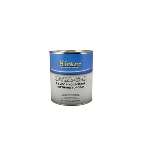 Kirker Ultra-Glo Single-Stage Acrylic Urethane Topcoats Automotive Paint .75 Gallon (Jet Black, .75 Gallon)