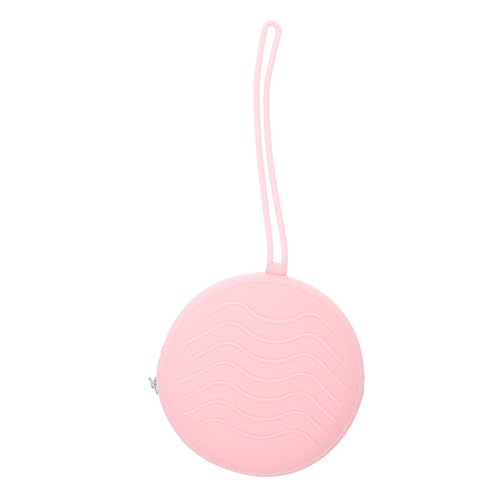 Homoyoyo Estuche Reutilizable De Silicona Para Disco Menstrual - Portátil y Cómodo - Ideal Para Almacenamiento y Transporte Color Rosa Diseño Práctico y Funcional