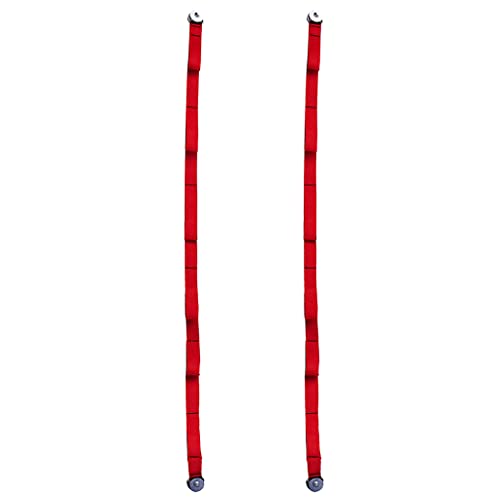 CHENZILIN Overhead or Wall Fishing Rod Rack, Rod Storage Suspends Your Rods in Soft Webbing Loop Protecting Your Equipment