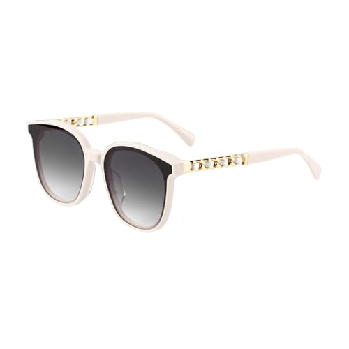 Lunettes de soleil grand format acétate femmes verres de protection extérieurs UV400