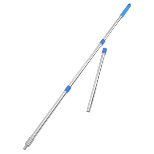 UKCOCO 1Set Telescopic Bulb Changing Pole Durable Stainless Steel Extension Rod for Light Fixtures Multi Section Design for Easy Versatile Tool for Home Use