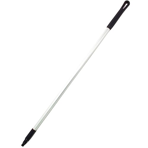 Image of SPARTA Adjustable Aluminum Broomstick, 48 inch Mop and Broom Handle Replacement with Color-Coded System for Environments with Harsh Cleaning Agents, Aluminum, 48 Inches, Black, (Pack of 12)
