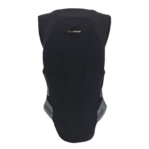 Airowear Shadow Adult Back Protector - Black - Unisex - Fully flexible for unrestricted movement Back Length - Regular, Size - XL