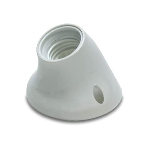 portalamparas Zocalo Curved E-27 white Cover