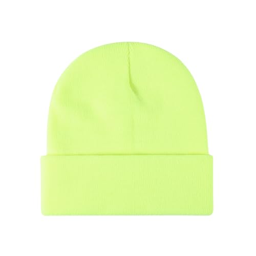 Image of Beanie for Men Women Warm Winter Hat Windproof Thick Knitted Cuffed Unisex Skull Cap
