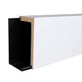 PROVISTON Heizungsrohr Verkleidung Weiß MDF 240 cm - Heizungsrohr...