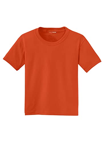 JustBlanks Youth Short Sleeve Tee Dri-Power Active Cotton-Polyester Cotton Performance T-Shirt Crewneck Tee for Big Boys4