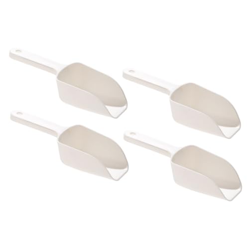 BRIGHTFUFU Practical Kitchen Tool Set 4-piece Scoop Set Ice Flour Rice Dried Fruit Shovels Plastic Comfortable to Hold