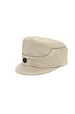 Feldmütze Gebirgsjager Single Button Bergmütze EM Off White HBT Feldmütze, Cremeweiß, 60-61
