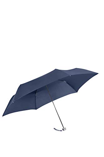 Samsonite Rain Pro 3 Sekcja Podręcznik Ultra Mini Flat Parasol 22,5 cm, niebieski