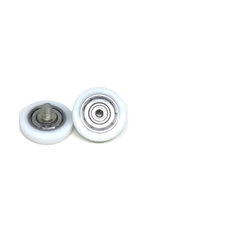 Poulie de guidage plate en nylon POM 30mm pour un roulement silencieux