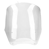 DENGG Motorrad Windschild Für Harley Modelle - Windschutzscheibe Schwarz 15 Zoll