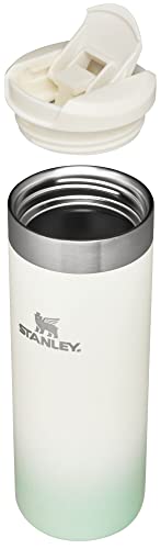 Image of Stanley AeroLight Transit Bottle 16 oz Locking Drink Through Lid Leak Resistant Water Bottle or Coffee Travel Mug Lightweight Insulated Stainless Steel BPA-Free Cream