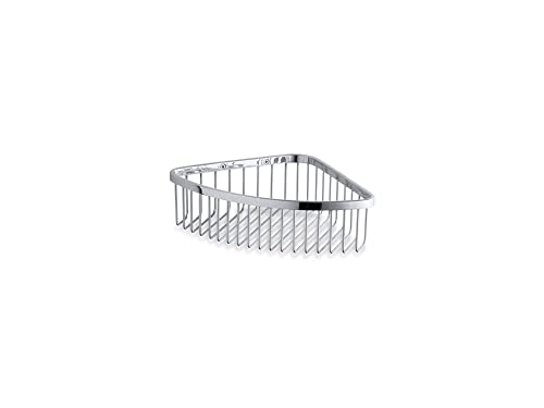 KOHLER-1897-S-Shower-Basket-Large-Corrosion-Resistant-Mounting-Hardware-Included-Durable-Polished-Stainless-Steel KOHLER 1897-S Shower Basket, Large, Corrosion Resistant, Mounting Hardware Included, Durable, Polished Stainless Steel - Image 1