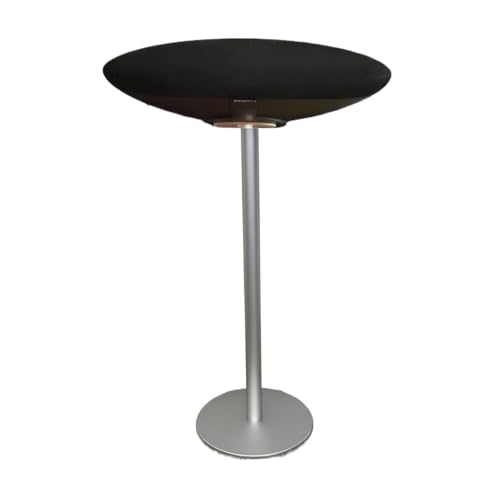 Speaker Stands Compatible with Bowers & Wilkins Zeppelin First-Generation and 4th Generation Speakers Aluminium Alloy and a Hidden Power Cord Design (Zeppelin 4th Generation Bracket Silver)