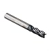 High Stability AlTiN Coated 4 Flute Solid Carbide End Mill for HPC Applications in Industrial Milling Processes (8mm)