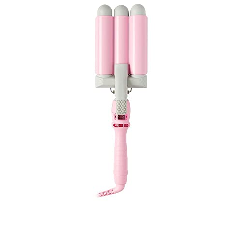 Waver 32mm Pink fer à onduler sirène rose grand diamètre pour de magnifiques cheveux ondulés