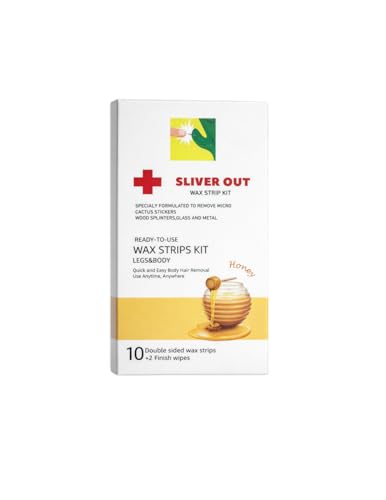 Sliver Out Wax Strip Kit for Splinter Removal