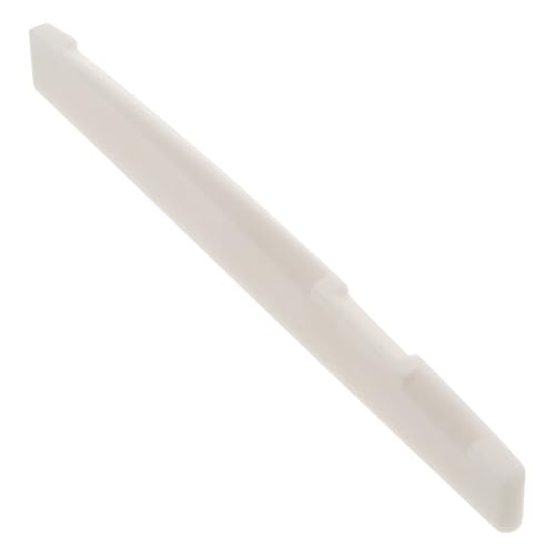 HALLMERS 3mm x 9mm x 74mm Compensated (B-String) Bone Saddle Replacement Part () for Enhanced Intonation on Acoustic Guitars