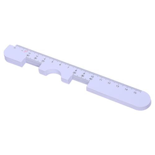 TOKIDNY Regla de Distancia Pupilar Pd 10 Piezas de Plástico Duradero, Medidor Preciso para Gafas, Herramienta Portátil de Medición Ocular Profesional para Ópticas y Clínicas