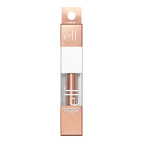 e.l.f. Liquid Metallic Eyeshadow, Quick-Drying, Long-Lasting, Gel-Based Formula For One-Swipe Pigmented Coverage, Vegan & Cruelty-Free, Comet - image 5