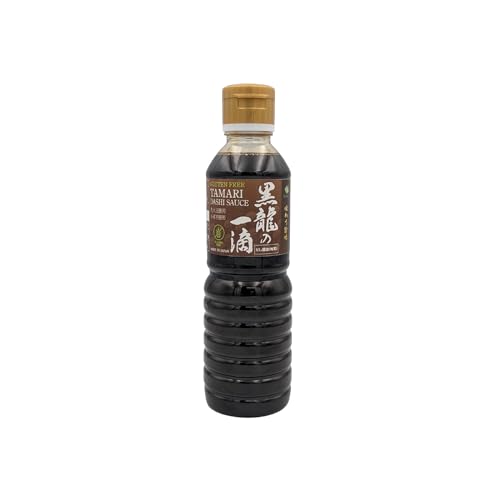 Welltuer【味わう旨味 ~黒龍の一滴~】高級国産だし醤油 グルテンフリー 500ml 小麦不使用 化学調味料 酵母エキス 無添加 たまりしょうゆ (椎茸)