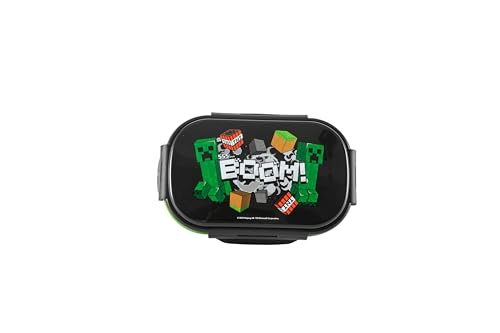 Minecraft Creeper Lunch Box with Spork – Premium Bento Food Container, Leak-Resistant, BPA-Free – Kids School Lunchbox