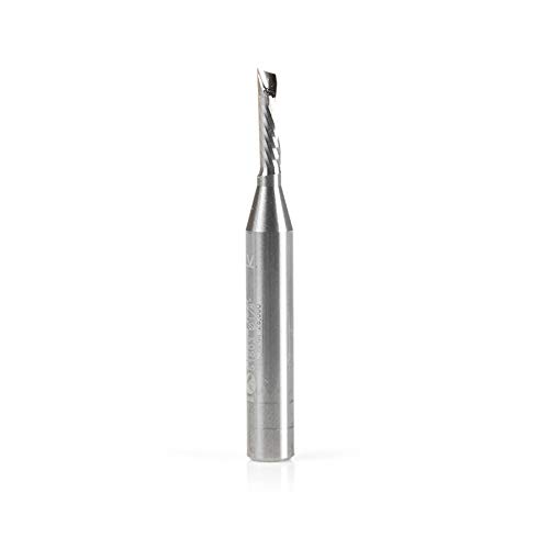 Amana Tool - 51503 Solid Carbide CNC Spiral 'O' Flute, Aluminum Cutting 1/8 Dia x 1/2 x 1