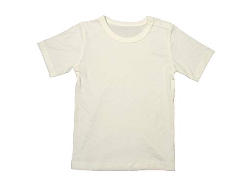 Kuli-Muli 5193 Lyocell - Maglietta a maniche corte 86, colore: Bianco