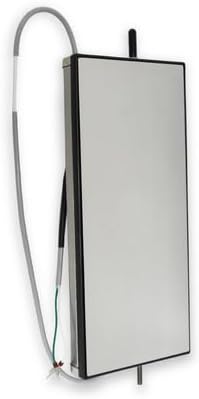 Velvac 438-Flat Gls Mirr Hd,Htd, Lh,Ss - V514380005