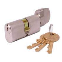 EVVA A5 OKZ Oval Key & Turn Cylinder - KA - 72mm 36/T36 (31/10/T31) Keyed Alike Nickel Plated