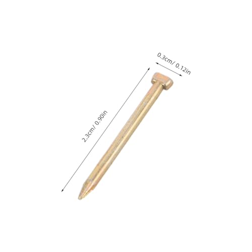 Clavos sin cabeza neumáticos SOIMISS, 1300 piezas, aleación de zinc, fijación eficiente para carpintería, caja para accesorios de clavadoras neumáticas, para marcos y entornos de taller de madera miniatura 2