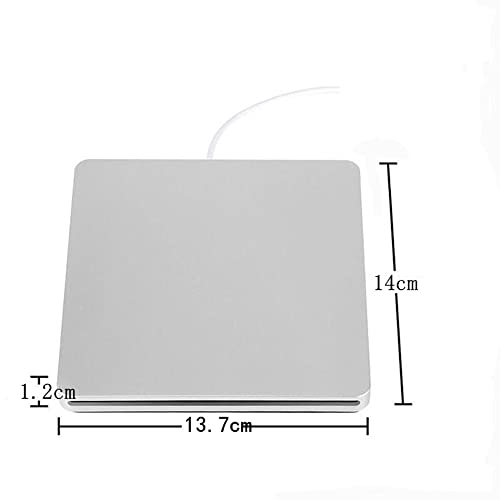 Graveur DVD/CD ROM Mince Argent double connectique USB 3.0 et Type-C ultra-rapide