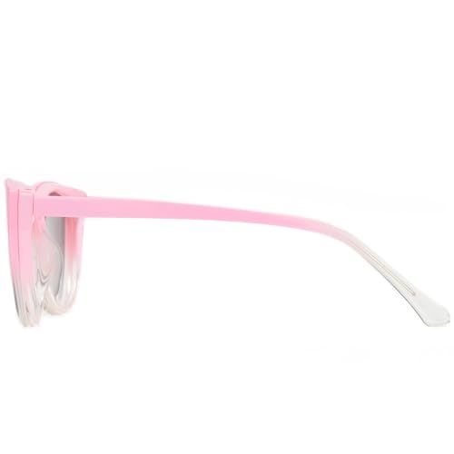 Image of Cyxus Cat Eye Magnetic Clip-On Sunglasses Women Polarized Blue Light Blocking UV400 Protection P1221