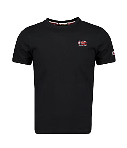 Geographical Norway - Maglietta da uomo Nero XL