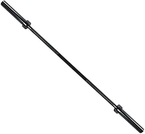 Olympic Bar for Weightlifting and Power Lifting Barbell, 700-Pound, Black