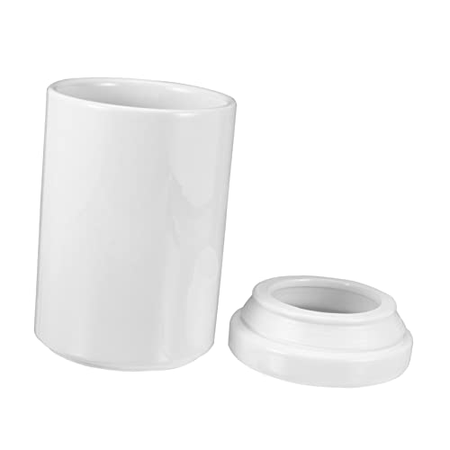 AUTSUPPL Nordic Style Ceramic Food Storage Jar Sealed Container for Kitchen Pantry Organization Ideal