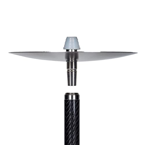 Heavensent Secret Cave Carbon Blowoff Shisha Set V2A mit Carbon Grün Hookah Klickgewinde Komplettset | Wasserpfeife… – Bild 6