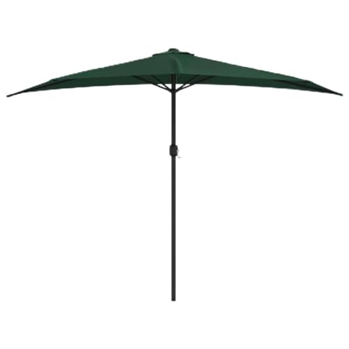 Parasol demi-ronde balcon étroit 270 cm résout le manque de place sable