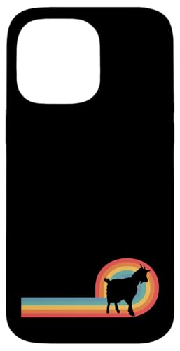 Custodia per iPhone 14 Pro Max Capra - Tramonto Retro Animal Wildlife Zoo Farm Farmer Farming
