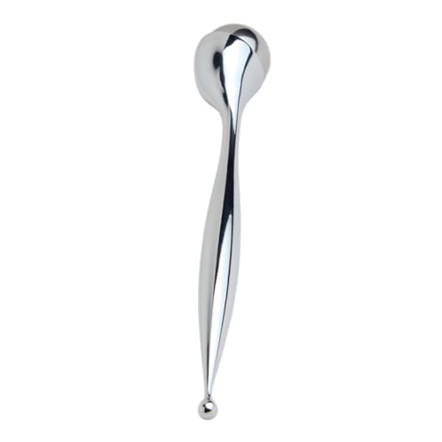 Healeved cuchara de masaje ocular tratamiento de ojo recargable para masajeador facial masaje ojos accesorios cremas suministro de ojos rodillo de crema de ojos profesional Acero inoxidable