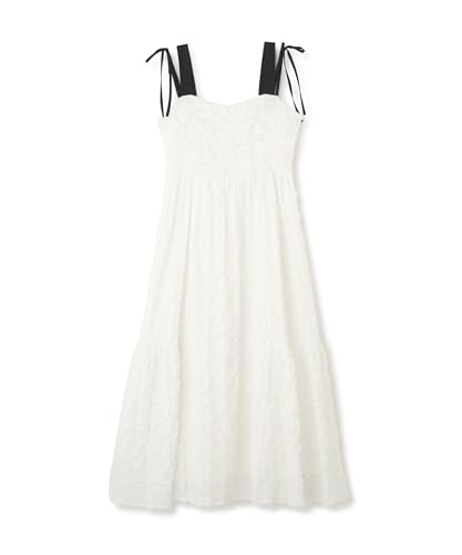 [ジル バイ ジルスチュアート] カジュアルドレス ショルダーリボンワンピース レディース ホワイト