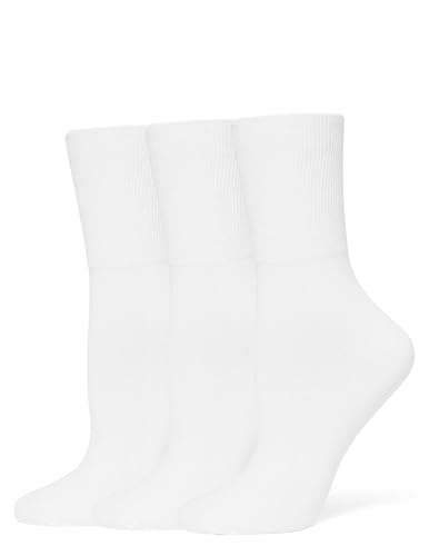 HUE Women's Bobby Sock Causal Crew 3 Pair Pack