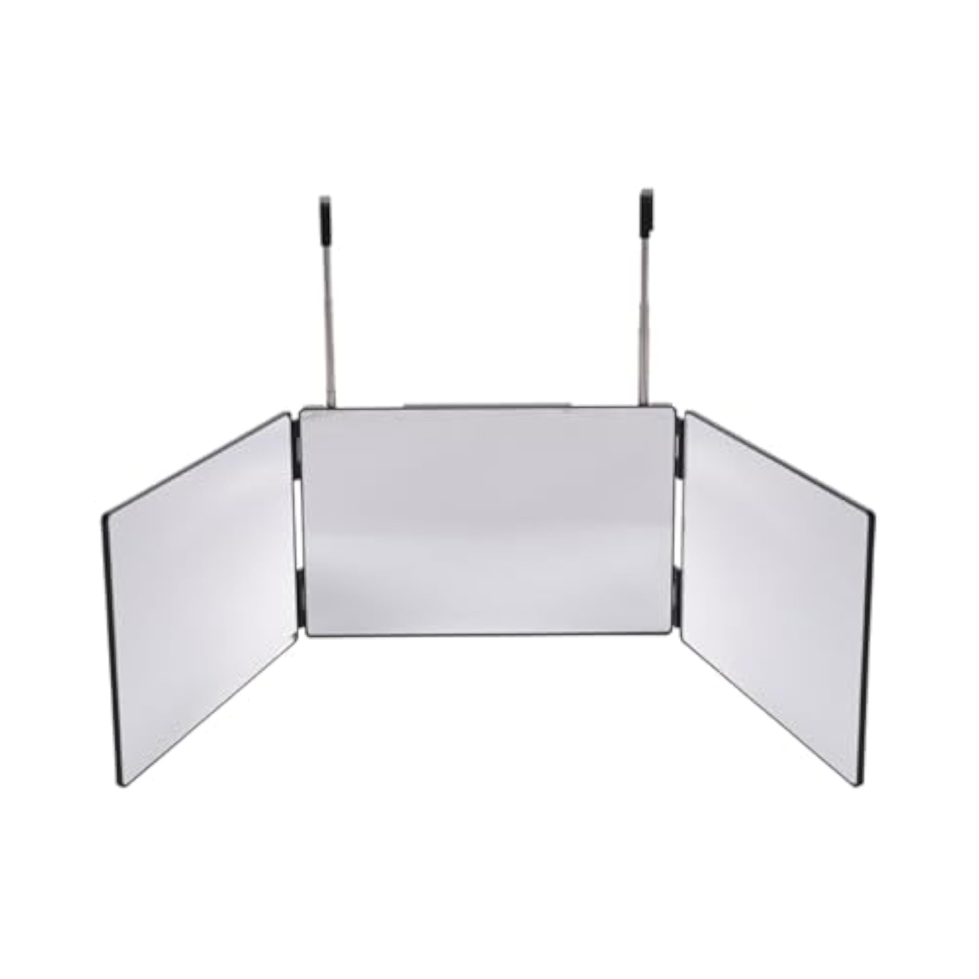 Trifold Mirror for Self Hair Styling, Adjustable Height